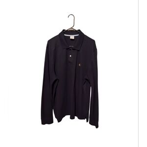 Brooks Brothers Polo Shirt Mens XXL Blue Slim Fit Performance Polo Embroidered